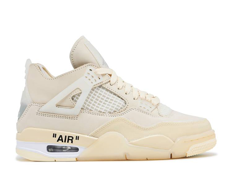 OFF-WHITE X WMNS AIR JORDAN 4 SP 'SAIL' 1