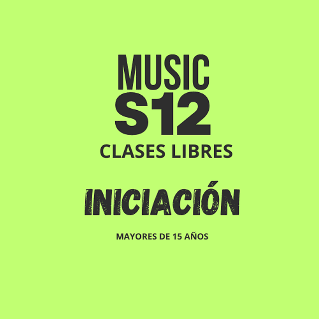 Music Cursos Libres