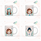 8 Artes para Canecas Linha de Frente Arquivo em Jpge/Png 1