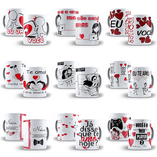Pacote Sublimação Dia dos Namorados 1.0 Arquivos 3