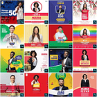 200 Artes Mídias Sociais Campanha Politica Eleitoral Editáveis Photoshop 7