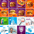 100 Artes Mídias Sociais Templates Editáveis Corel Draw 1