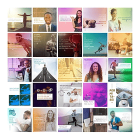 130 Artes para Coach Mídias Sociais Editáveis Photoshop + Png