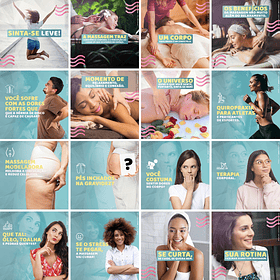 130 Artes para Massoterapeuta Massagem Mídias Sociais Editáveis Photoshop + Png