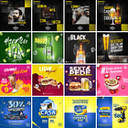 130 Artes para Mídias Sociais Editáveis Photoshop + Png 1