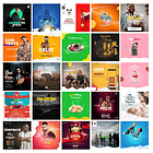 900 Artes Mídias Sociais Templates Editáveis Photoshop 1