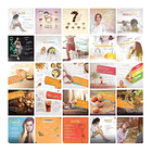 120 Artes Mídias Sociais Nutrição Nutricionista Editáveis Photoshop 1