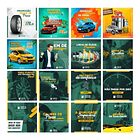 50 Artes Mídias Sociais Posto de Gasolina Editáveis Photoshop + Png 1