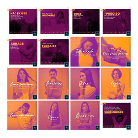 130 Artes para Terapia Holísticas Mídias Sociais Editáveis Photoshop + Png