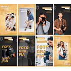 20 Artes Mídias Sociais Agencia Fotografos Studio Fotografico Editáveis Photoshop + Png 2