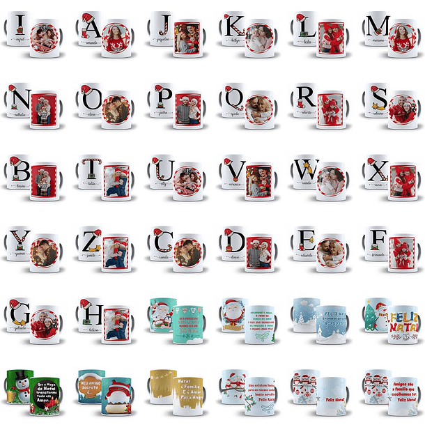 Mega Pacote Artes Sublimação Natal e Ano Novo + Atualização 7