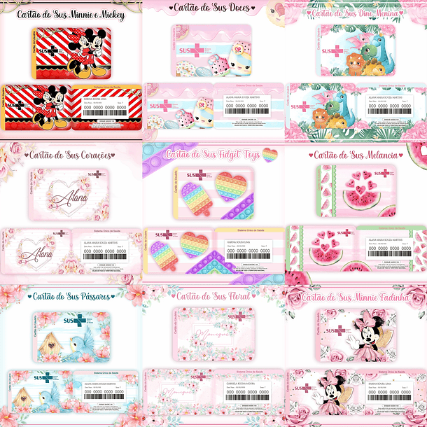 74 Artes para Cartão SUS Arquivo em Png 2