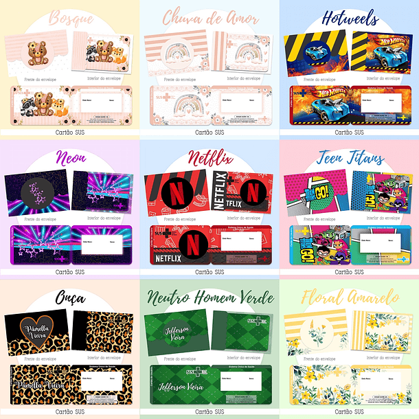 58 Artes para Cartão SUS Diversos Arquivo em Png 6