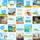 Pack Canva Agência de Turismo Viagens Templates Editáveis 50 Artes + Bônus 2