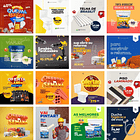 Pack Canva Materiais de Construção Templates Editáveis 90 Artes + Bônus 6