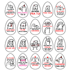 Artes para Papel Arroz Flork Ovo de Páscoa Arquivos Png 3