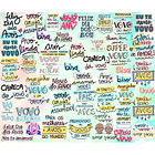 Kit Digital Lettering Frases Avos Avós Avô Avó Arquivos sem fundo Png 2