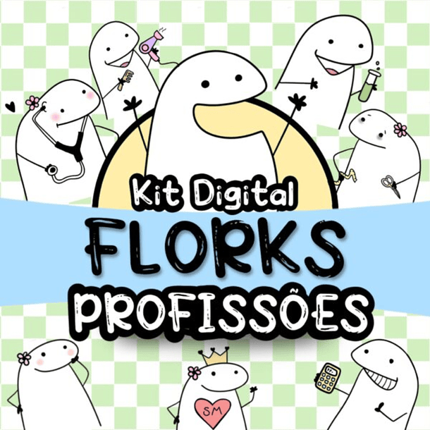 Kit Digital Flork Bento Profissões sem fundo Lt4 Arquivos Png 2