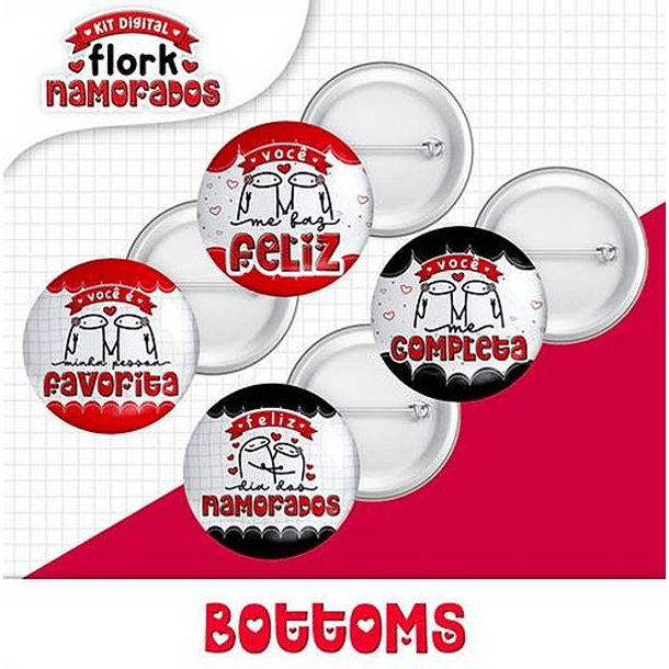 Pacote Sublimação Flork Bento Memes Dia dos Namorados Completo 9