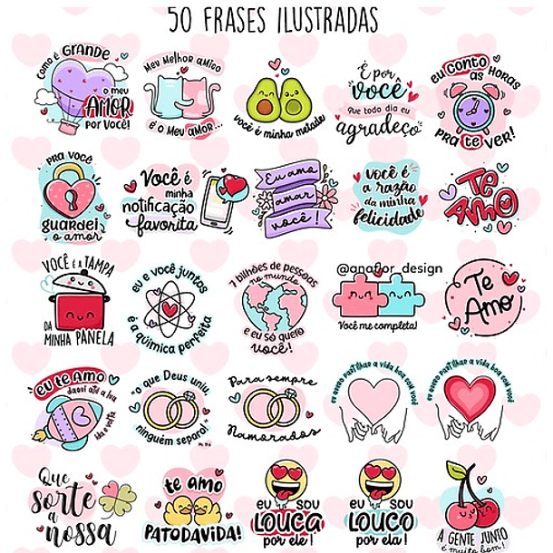 kit Digital Dia dos Namorados Completo Sem Fundo Png 2