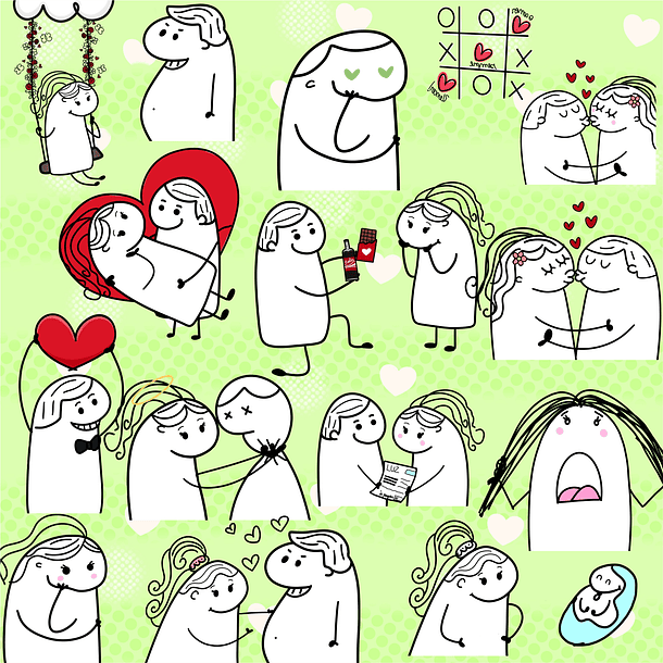 Kit Digital Flork Dia dos Namorados Arquivos Sublimação Png e Jpg 8