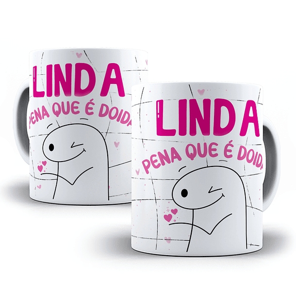 Caneca Florks Meme Sou Bipolar As Vezes Acordo Linda As Veze