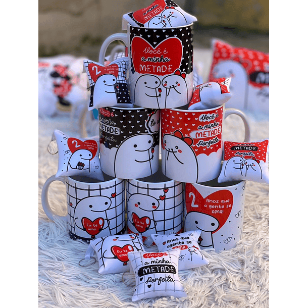 Pack Artes Canecas Sublimação Flork Namorados Arquivos Png 11