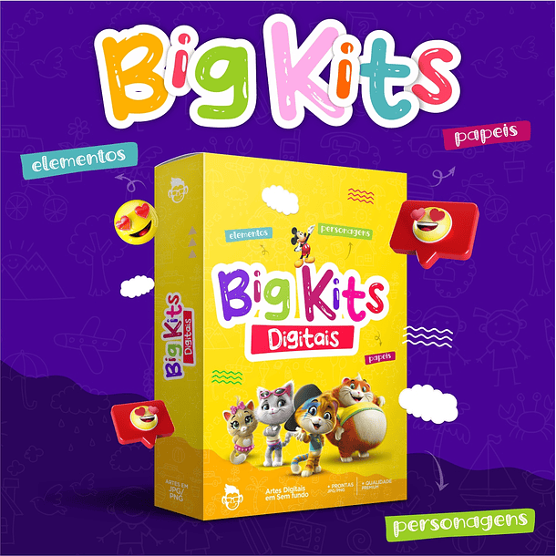 Big Kit Digital Personagens Imagens Sem Fundos Png 1