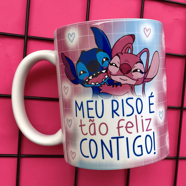 12 Artes Caneca Stitch e Angel Arquivo Editável Pdf + Jpg 7