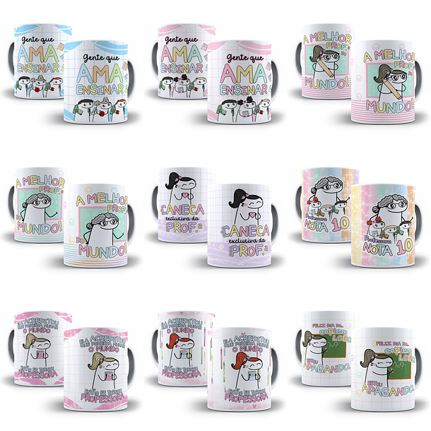 Kit Digital Flork Dia dos Professores sem fundo L20 Arquivos Png  1