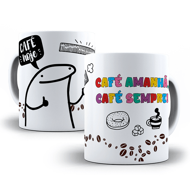 4 Artes Caneca Flork Café Editável Photoshop + Png 4