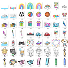 Kit Digital Dia dos Crianças Sem Fundo Lt24 Arquivos Png 5