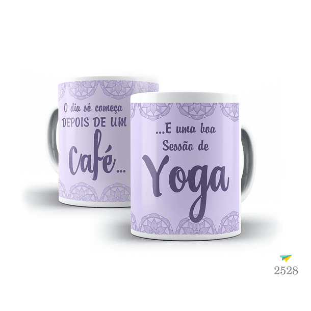21 Artes Caneca Yoga Editável Corel Draw + Png 6