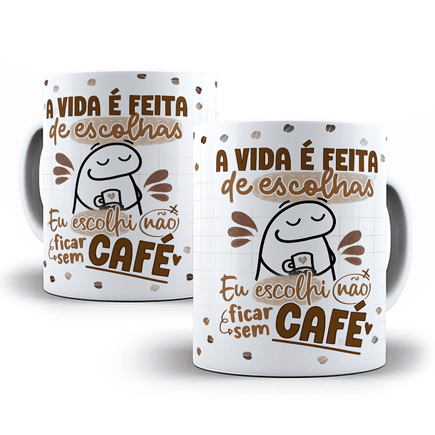 22 Artes Caneca Flork Café Pdf Editável + Png 3