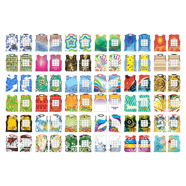 300 Artes Vetor Abadás Carnaval Editável em Corel Draw 8