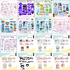 Artes para Etiquetas Escolares Voltas as Aulas Menino e Menino em Jpg 5