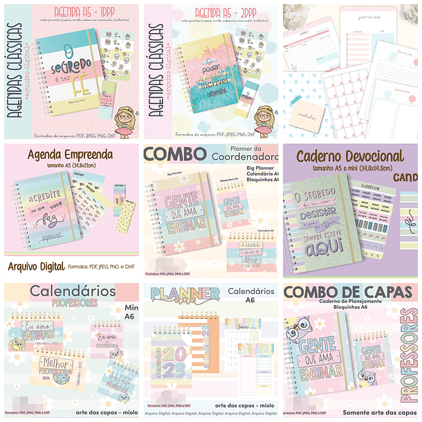 Kit Digital Encadernação Criativa 2.0 - Novo Atualizado 15