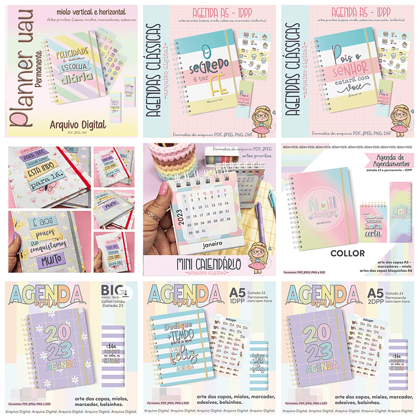 Kit Digital Encadernação Criativa 2.0 - Novo Atualizado 16