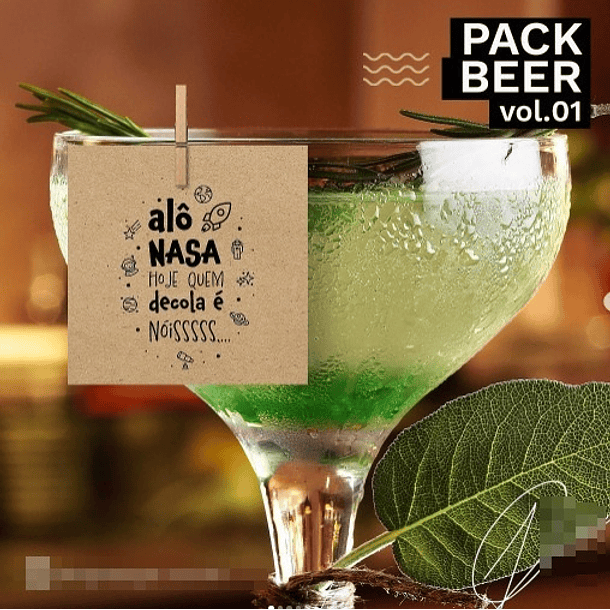 Pacote Artes para Drink Beer em Png 12