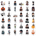 Kit Digital Wandinha Jenna Ortega Novo Arquivo Png  7