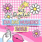 Kit Digital Dia das Mulheres Completo em Png  1