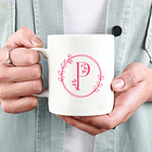 105 Artes para Caneca Alfabeto Escrita Rosa e Preto em Jpg  1