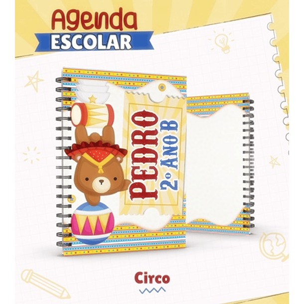 Coleção Capas para Agendas  + Etiquetas em Jpg 4