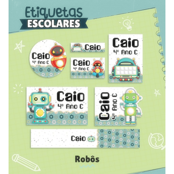 Coleção Capas para Agendas  + Etiquetas em Jpg 12