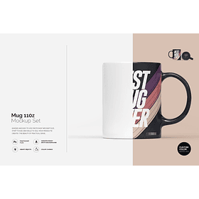 Mockup para Caneca Modelo 4 em Psd 