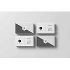 Mockup para Cartão de Visita Modelo 7 em Photoshop  2