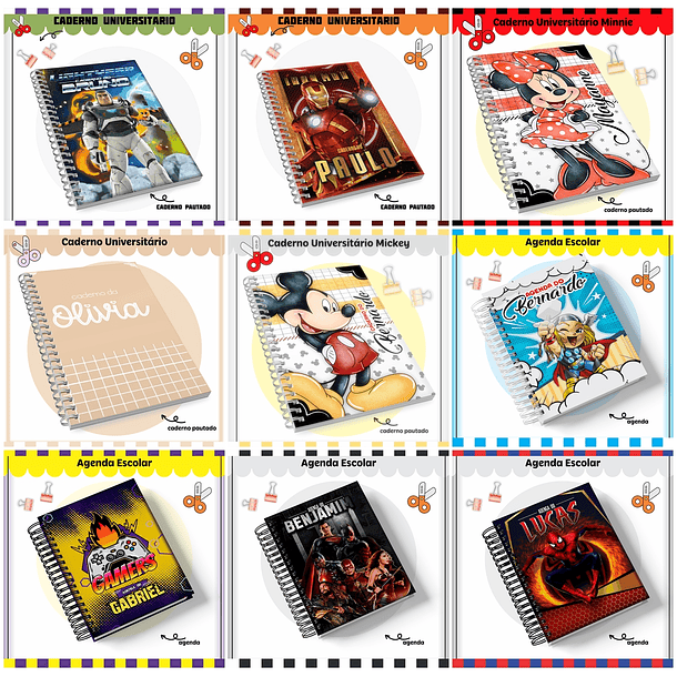 Coleção Agendas Volta as aulas Completo 2023 em Pdf  20