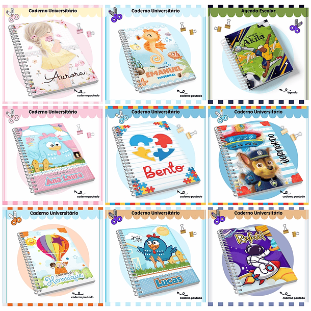 Coleção Agendas Volta as aulas Completo 2023 em Pdf  21