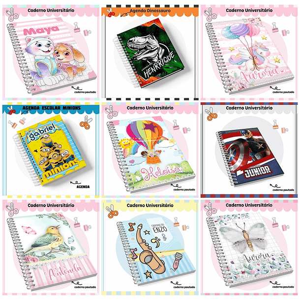 Coleção Agendas Volta as aulas Completo 2023 em Pdf  22