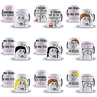 60 Artes Caneca Flork Dia das Mães Editável Corel Draw + Png 8